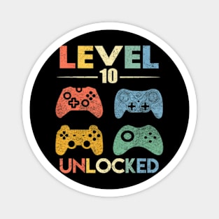 Level 10 Video 10th Birthday Magnet